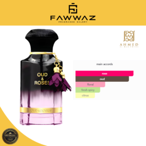 Ahmed Al Maghribi Oud & Roses Extrait de Parfum 60 ml